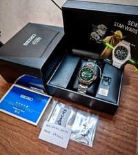 Near Mint Rare Seiko Brightz SDGC013 Star Wars Yoda Limited Edition 600 pcs