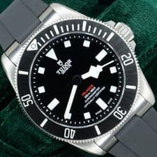Tudor Pelagos Black Dial Bezel Rubber Strap Titanium 39mm MINT COMPLETE SET 2540