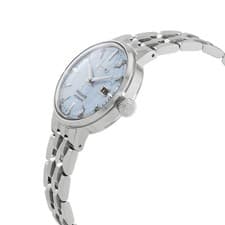 Seiko Presage Automatic Diamond Blue Dial Ladies Watch SRE007J1