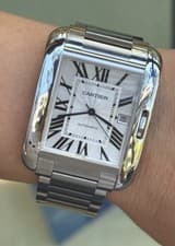 Cartier Tank Anglaise Watch 3507 Automatic Mens Big Size Swiss Made