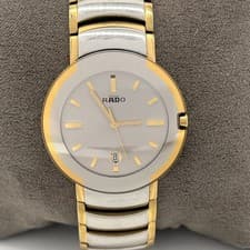 Rado DiaStar 129.0533.3 Two Tone Gold Swiss Quartz Unisex Watch Date