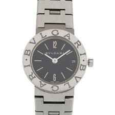 AUTHENTIC BVLGARI BB23SS/BB23SSD Bulgari Bulgari Black SS Quartz Wristwatch