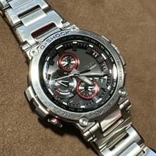 Casio G-Shock MTG-B1000D-1AJF Watch Metal Band Black Silver Used G407