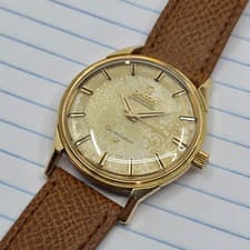Omega Pie Pan Constellation 18k Solid Gold Automatic Cal. 551 Mens Watch 167.005