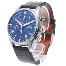 IWC SCHAFFHAUSEN PILOT WATCH LITTLE PRINCE IW377714 42mm SS Navy Dial #C261