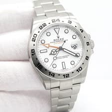 Rolex 216570 Explorer II with White Dial