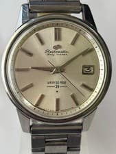 Seiko Matic Self Data 39 Jewels Automatic Wristwatch Used From Japan