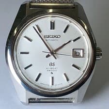 Grand Seiko Hi-Beat 36000 Automatic Watch 6145-8000 35mm Light Gray Dial