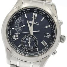 Seiko SAGA309/8B63-0AY0 Brights Day Date Solar Radio Men’s Used From Japan