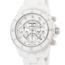 Chanel H2009 J12 Chronograph 41mm White Men's Watch
