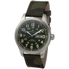 HAMILTON Khaki Field H70535061 Day Date Automatic Watch Swiss Made New