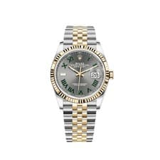 Rolex Datejust 36 126233 'Wimbledon' Stainless Steel Yellow Gold Slate Dial