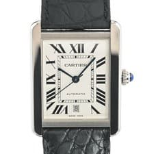 CARTIER Tank Solo Xl W5200027 Silver Men's Used Watch #31031