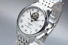 [w/Box Paper] TISSOT Le Locle Powermatic 80 Open Heart T006407B Auto Men's Watch