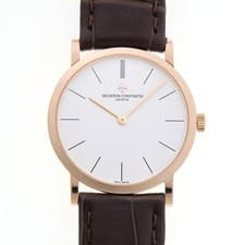 VACHERON CONSTANTIN Patrimony Extra Flat 33093 White Dial Rose Gold Men's Watch