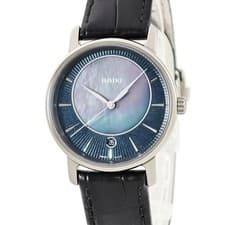 Rado RADO Diastar R14064915 Black Shell Date Plasma High-Tech Ceramics Ladies