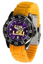 LSU Tigers Fantom Sports Silicone Men's Watch Unused Blue Brand Sun Time From Ja