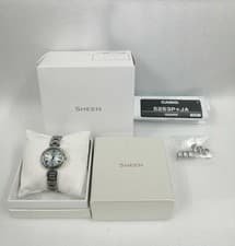 Casio Sheen Women's Solar Radio Titanium Watch 31.5mm Used
