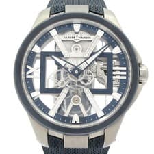 ulysse nardin Blasted skeleton 3713-260/03 6** Dark Navy Men's Wrist Watch