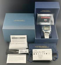 Casio G-SHOCK GMW-B5000SS-2DR Tough Solar / BT / MB6 / Full Metal Full Set - NOS