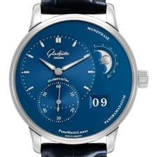 Glashutte Original PanoMaticLunar Blue Dial Steel Mens Watch 1-90-02-46-32-61