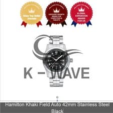 Hamilton Khaki Field Auto 42mm Stainless Steel Black Express