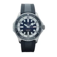 New Breitling A17378 Superocean 46 mm Steel Black Dial Automatic Men's Watch