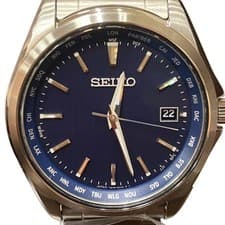Seiko Selection Radio Solar Titanium SBTM349 7B75-0AA0 Men's Watch Nealy unused