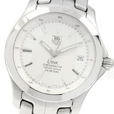 TAG HEUER Link WJF5111 Date Silver Dial Automatic Men's Watch_953612