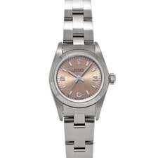 ROLEX Oyster Perpetual 76080 pink WATCH 716203
