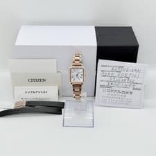 CITIZEN Watch XC ES9506-54N H060-008F101 White Solar Women's w/Box, Guarantee