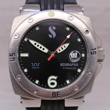 Scubapro 700 Mens 41mm Automatic Titanium Divers Watch w Bracelet Box Strap