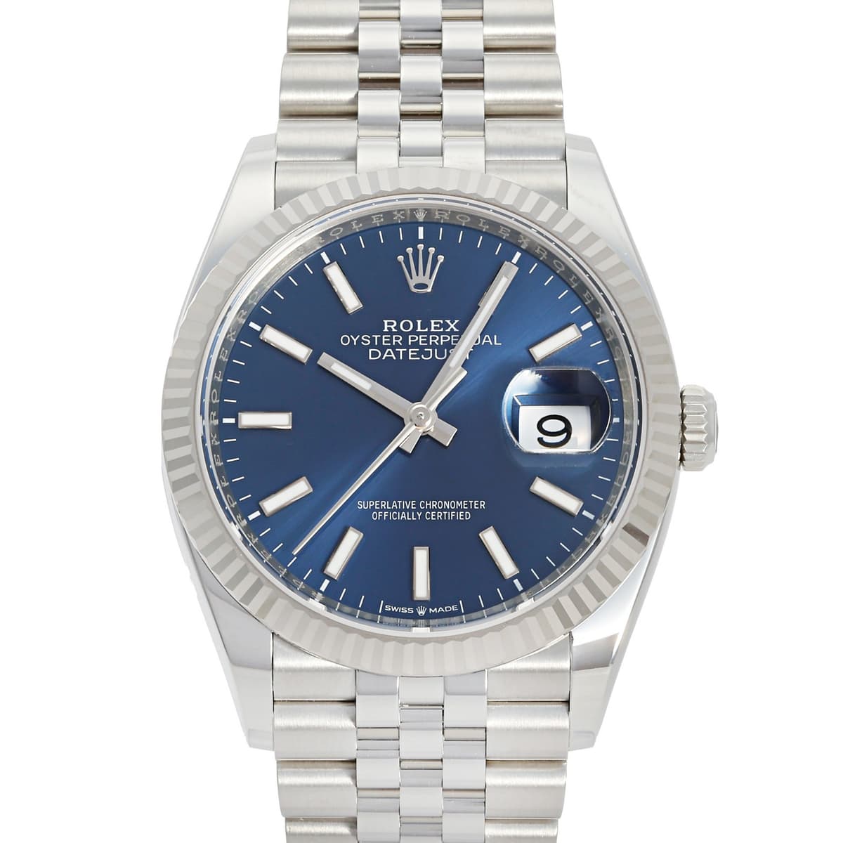 Rolex Datejust 36 126234 bright blue/bar Dial