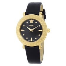 Versace Greca Sphere Quartz Black Dial Ladies Watch VE9C00224