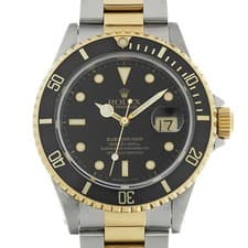 Rolex Submariner Date 16613 S Serial Black Men's Automatic Watch #W733