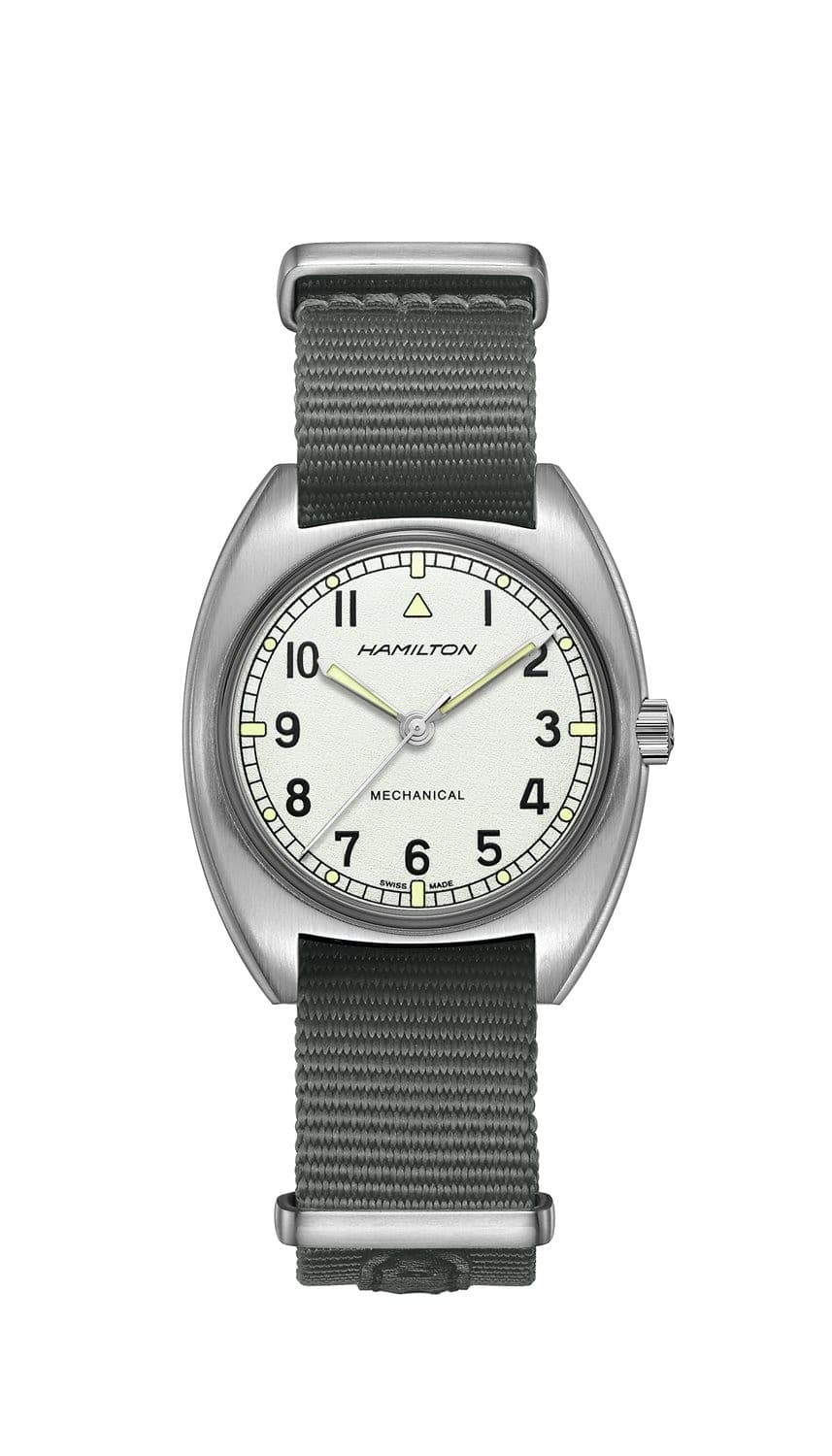 Hamilton Men's Khaki Aviation Pilot Pioneer Mechanical Steel Watch H76419