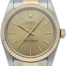 ROLEX Oyster Perpetual Boys Watch 67513(W) K18YG/Stainless Steel mensWatch C...