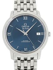 OMEGA De Ville Prestige 37mm Blue Co-Axial Auto 424.10.37.20.03.001