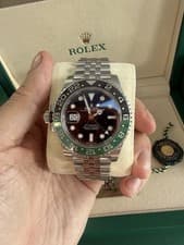 2024 Rolex GMT-Master II Sprite Black Green Steel Jubilee 126720VTNR Complete!