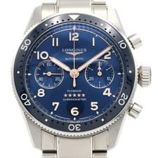 Authentic Longines Spirit Flyback L3.821.4.93.6 Stainless Steel Mechanical A...