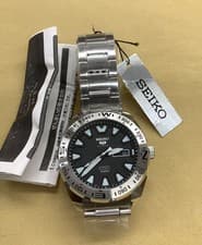 Seiko 5 Sports 4R36-04V0 SRP739 Day Date ST.Steel Automatic Mens Watch Authentic