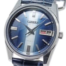 CITIZEN Elite Special CHRONOMASTER 4-520840Y 36mm Blue Dial Men's Watch Fashion