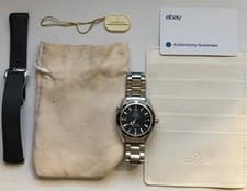 Gently-Used Omega Seamaster Planet Ocean with eBay Certificate, Tag, Soft Bag