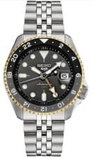 SEIKO - 5 Sports - Men's Sport Watch, GMT Hand - Water-Resistant 100M - SSK021