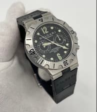 Used Working BVLGARI Diagono Scuba SCB38S Automatic 38mm JPN F/S