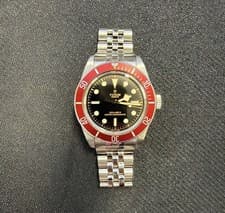 TUDOR Black Bay Diver Red Bezel Black Dial Stainless Steel Box Papers
