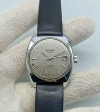 VINTAGE LONGINES ADMIRAL GREY DIAL DATE AUTO MAN'S WATCH / X020