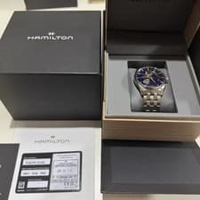 Hamilton Jazzmaster Open Heart Watch 42mm Midnight Blue Official