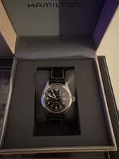 Hamilton Khaki Field Automatic (Mechanical) Men's Watch. Orig Leather Strap