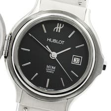 HUBLOT MDM Classic S139.11.1 Hunter Case Date black Dial Quartz Ladies_952658